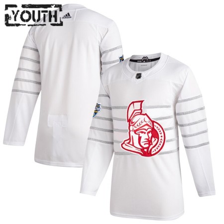 Ottawa Senators Blank Wit Adidas 2020 NHL All-Star Authentic Shirt - Kinderen
